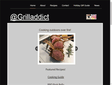 Tablet Screenshot of grilladdict.com